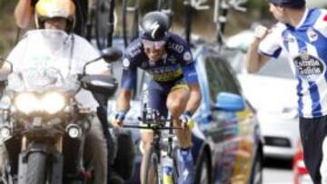 <b>EL MÁS RÁPIDO. </b>Contador ofreció buenas sensaciones y marcó el mejor crono entre los favoritos.