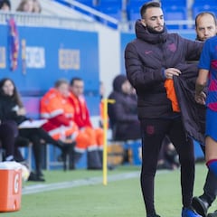 Leila Ouahabi, baja en el derbi por lesión en su muslo derecho