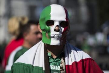 Así vivieron los aficionados mexicanos el encuentro amistoso entre México y Nueva Zelanda celebrado en Nashville, Tennessee.