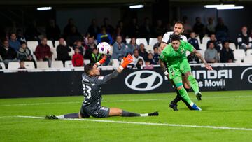 Raúl Lizoain, ante el CD Leganés.