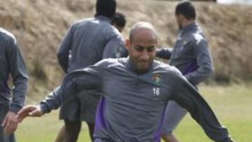 <b>SU MOMENTO. </b>Nafti volverá a la titularidad con el fin de ayudar al equipo a meter más presión al Celta.