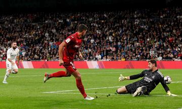 Lamela empató el partido para los sevillistas. 1-1.