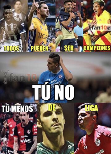 América ganó y Cruz Azul se lleva el bullying de los memes