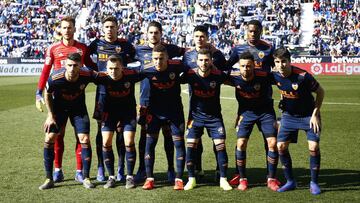 Once del Valencia.