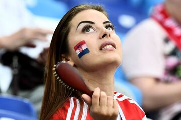 Aficionada de la selección rusa. 