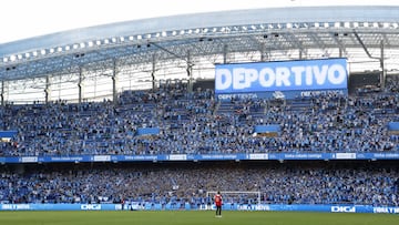 Riazor vivió un ambientazo ante el Castellón.