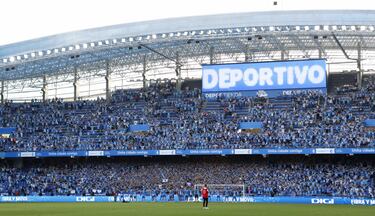 Riazor vivi un ambientazo ante el Castelln.