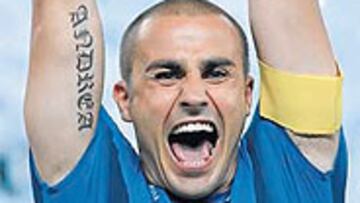 <b>CAMPEÓN. </b>Cannavaro alzó el título mundial en Alemania.