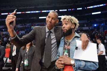 Reggie Miller y Odell Beckham Jr. 