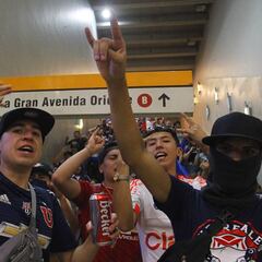 Así fue la marcha de los hinchas de la U en apoyo a Herrera