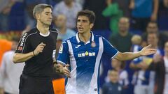 Gerard Moreno, protestando a Undiano.