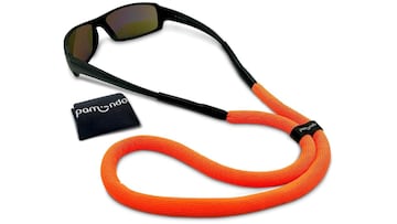 Cinta flotante deportiva para gafas de color naranja en Amazon