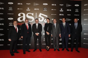 Alfredo Relaño, Juan Luis Cebrián, Pedja Mijatovic, Aneta Mijatovic, Manuel Polanco, Manuel Mirat and Juan Cantón.