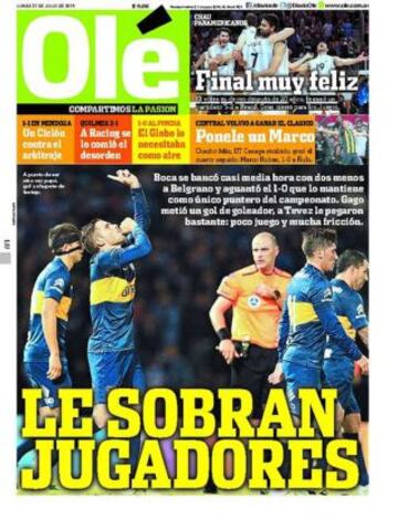 Portadas de la prensa deportiva