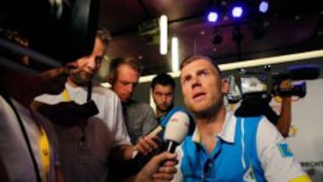 El ciclista holandés del Astana Lars Boom