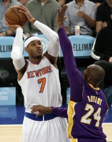 Carmelo Anthony y Kobe Bryant.