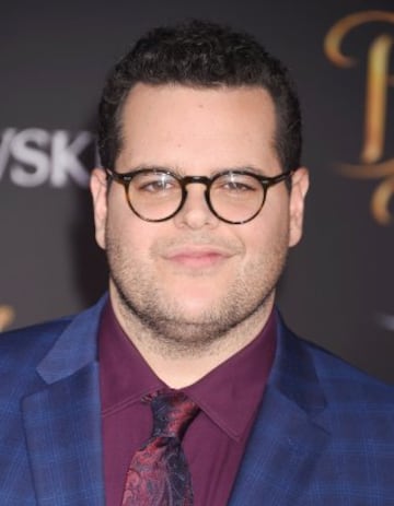 El actor Josh Gad en la premiere mundial de La Bella y la Bestia