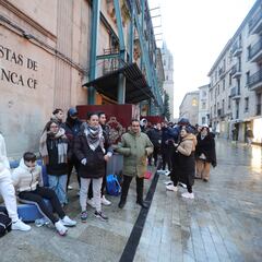 Locura en Salamanca por la visita del Barça