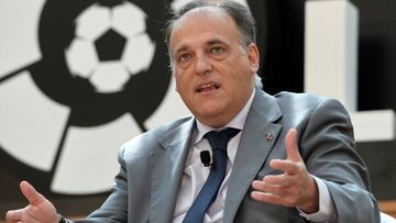 Tebas también critica a Piqué: "Se equivocó, ahora sobraba..."