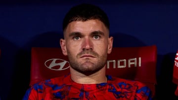 MADRID, SPAIN - AUGUST 14: Javi Galan of Atletico de Madrid looks on prior the game during the LaLiga EA Sports match between Atletico Madrid and Granada CF at Civitas Metropolitano Stadium on August 14, 2023 in Madrid, Spain. (Photo by Diego Souto/Quality Sport Images/Getty Images)