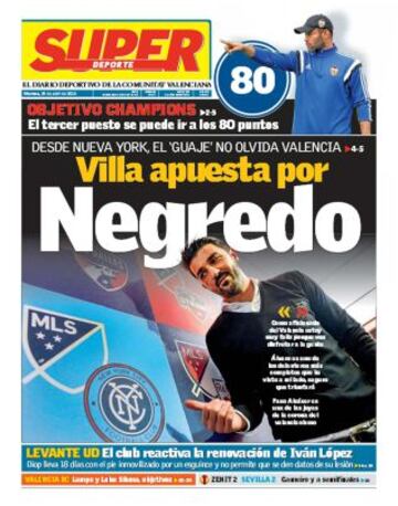 Portadas de la prensa deportiva