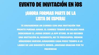 Cómo participar en la beta de Fortnite Battle Royale Mobile