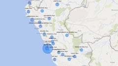Mapa de casos por coronavirus por departamento en Perú: hoy, 11 de abril