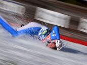 Las impactantes imágenes del grave accidente de un esquiador