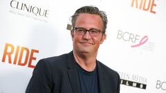 FILE - In this April 28, 2015, file photo, Matthew Perry arrives at the LA Premiere of "Ride" at The Arclight Hollywood Theater in Los Angeles. Former Friends star Perry will play Ted Kennedy in the forthcoming miniseries The Kennedys _ After Camelot. Reelz cable channel on Tuesday, March 15, 2016, announced his casting for the four-hour project, a follow-up to the miniseries The Kennedys. (Photo by Rich Fury/Invision/AP, File)