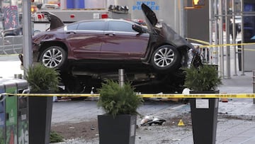 El coche estrellado que atropelló a 23 personas en Times Square