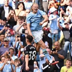 Premier League: Las claves de la victoria de Manchester City ante Fulham; triplete de Haaland