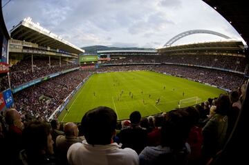 El último partido en San Mamés: el viejo estadio del Athletic es el que ha albergado más partidos en la historia de La Liga (1.301 del Athletic y otros tres en los que no participó el equipo local para un total de 1.304). San Mamés vivió su último partido el 26 de mayo de 2013 (Athletic 0-1 Levante) y Juanlu fue el autor del último gol de La Catedral.