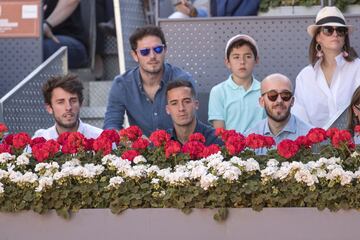 Álvaro Odriozola, Lucas Vázquez y Mateo Vázquez.