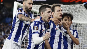 06/03/25 PARTIDO EUROPA LEAGUE OCTAVOS IDA
REAL SOCIEDAD - MANCHESTER UNITED
PRIMER GOL EMPATE MIKEL OYARZABAL 1-1 ALEGRIA