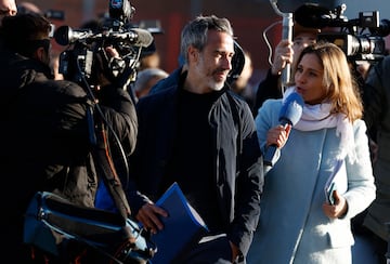 El exentrenador de la seleccin espa?ola de ftbol femenina, Jorge Vilda, a su llegada a la Audiencia Nacional.