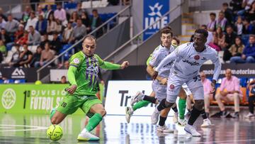 Imagen de un partido de liga entre el Illes Balears Palma Futsal y el Jimbee Cartagena Costa Cálida
