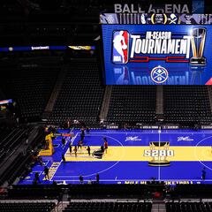 Why do NBA teams have special court designs tonight?