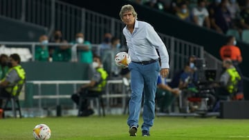 Pellegrini, ante el Getafe. 