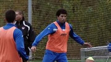 <b>YA SE ENTRENA. </b>Oya volvió a trabajar hace algunas semanas.