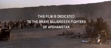 sylvester stallone rambo 3 dedicatoria afganistan muyahidines