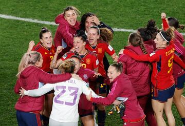 ¡España celebra el pase a la final del Mundial!