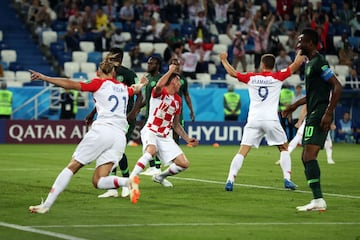 Disfruta las mejores imágenes de la victoria de Croacia