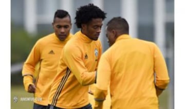 Cuadrado se prepara para ser inicialista ante Chievo