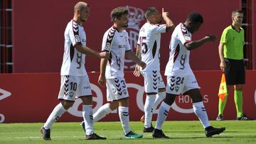 Jugadores del Albacete.