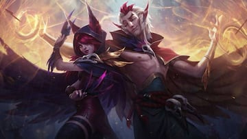 Xayah (izquierda) y Rakan (derecha)