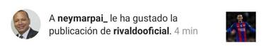 Rivaldo pide la vuelta de Neymar al Bar?a: "Que la directiva no deje que se marche a otro club"