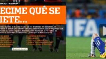 La portada digital de Olé.