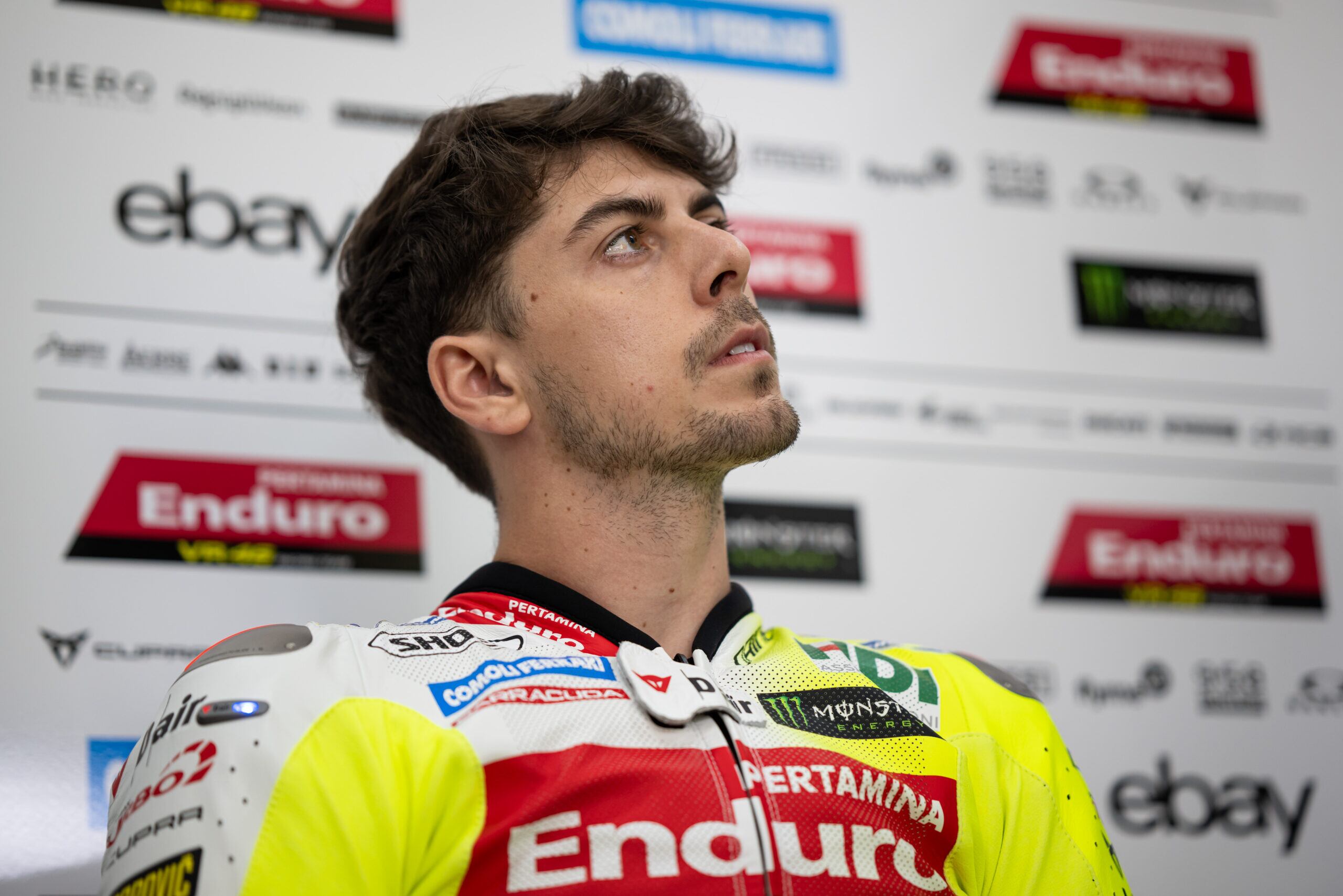Di Giannantonio en el box del Pertamina Enduro VR46.