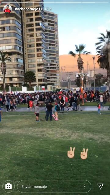 El motociclista José Ignacio Cornejo participó durante las jornadas de marchas en Iquique.  