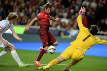 2-1. Fabio Coentrao marcó el segundo tanto.